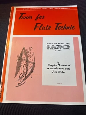 Tunes for Flute Technic Level Two Intermediate by Fred Weber Music Book - Image 1 of 3