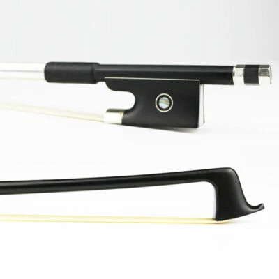New 3/4 Size Advanced Black Carbon Fiber Violin Bow Pernambuco Performance - Image 1 of 4