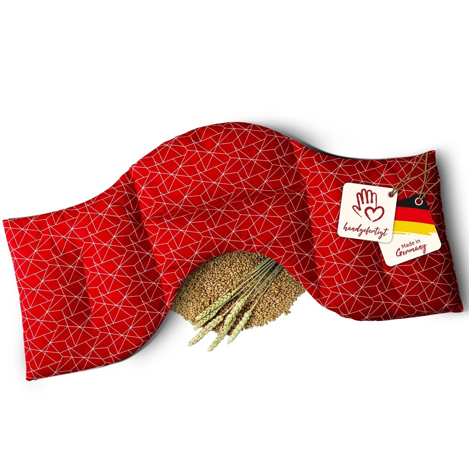 Schulterkissen navango® Körnerkissen 50x25 cm Nackenkissen Wärmekissen Weizen