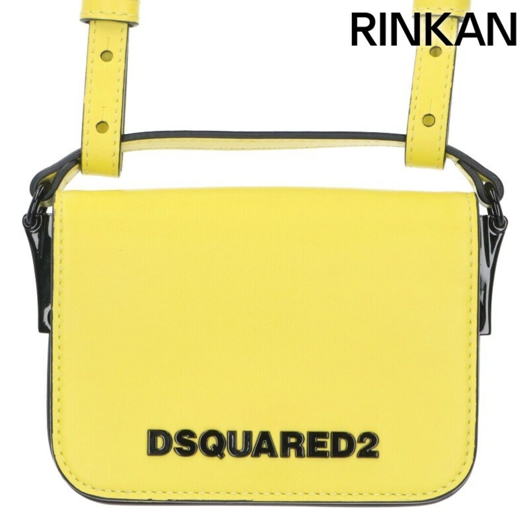 DSQUARED2 緩 レザー ショルダーバッグ ミニバッグ キーバック 超レア 