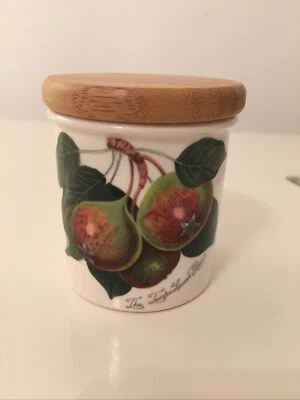 PORTMEIRION POMONA 3" STORAGE JAR Pear - Image 1 of 4