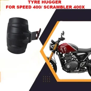 "REAR TYRE HUGGER, BLACK" FIT FOR TRIUMPH SPEED 400 & SCRAMBLER 400 - Picture 1 of 5