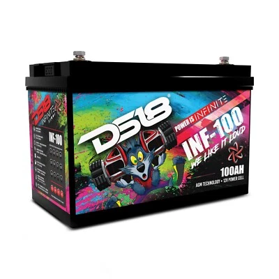 DS18 INF-100AH INFINITE 100 AH 2800 Watts AGM Power Cell 12 Volt Battery - Image 1 of 4