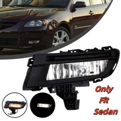Faro antiniebla halógeno para parachoques delantero sedán DRL conductor izquierdo para Mazda 3 2007-2009 Foto 1 de 4