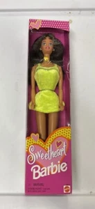 Barbie 1997 Mattel Sweetheart Barbie Doll, Dark Brown Hair #18610 NIB - Picture 1 of 4