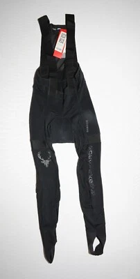 Pantalones estribo acolchados negros con tirantes de ciclismo RION abrochados para mujer talla pequeña Foto 1 de 4