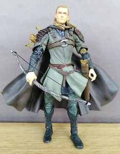 1/12 SEÑOR DE LOS ANILLOS "LEGOLAS CON ARMADURA ROHAN". LAS 2 TORRES. TOYBIZ - Imagen 1 de 4