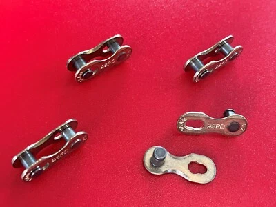 4 Pack - SRAM Gold 9 Speed Chain Powerlink, Master Link, Quick Link - New - Image 1 of 4