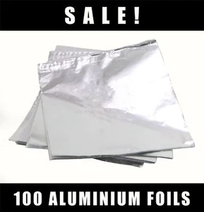 VERKAUF! Menge 100 Aluminiumfolie für Wasserpfeife Shisha Nargila Schüssel Rauchpfeife NEU - Bild 1 von 1