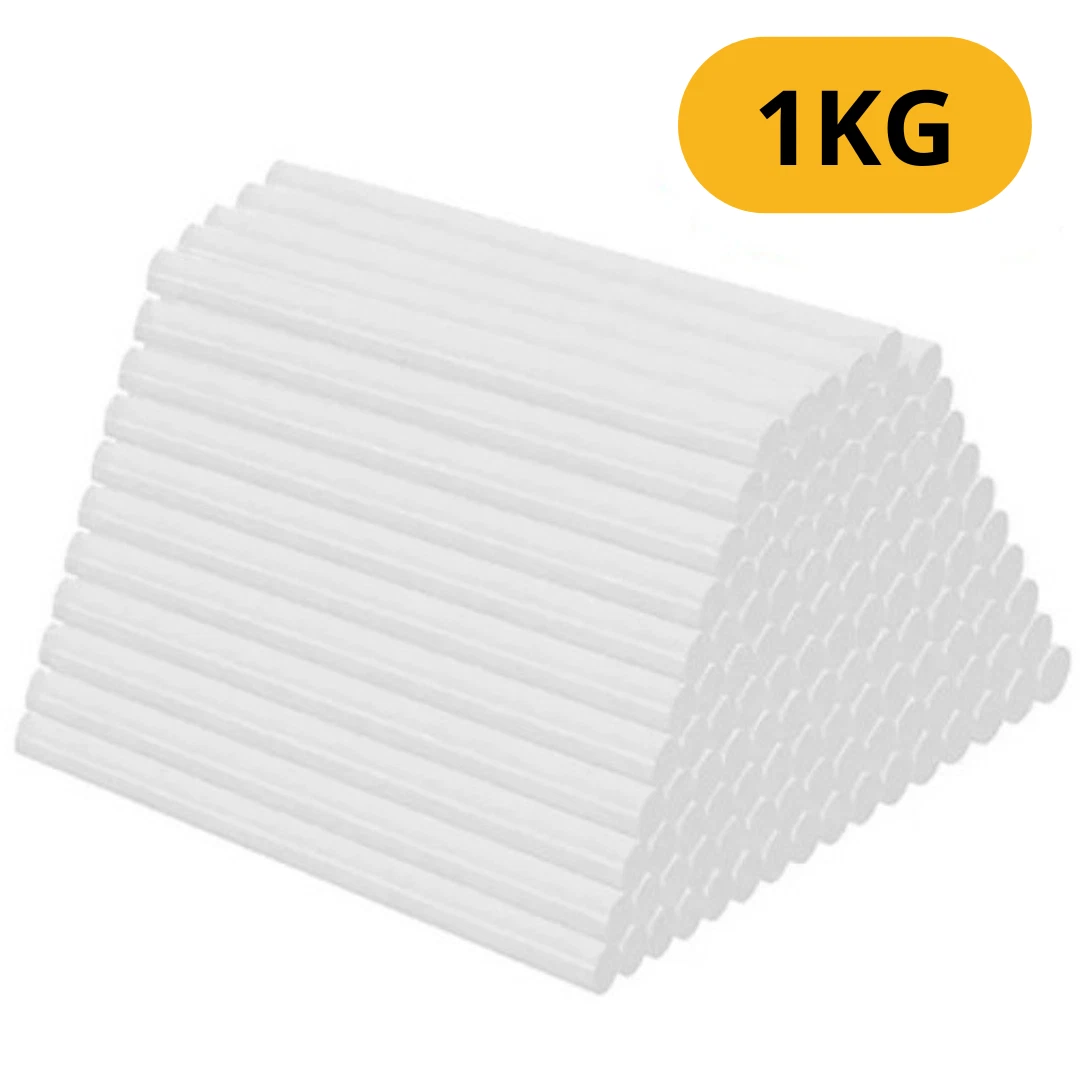 10 Gelbe Heißklebe-Sticks – 11 Mm Durchmesser, 200 Mm Länge | Für Handelsübliche Heißklebepistolen