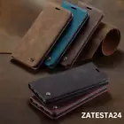 Handy Tasche iPhone Schutzhülle Book Case Flip Wallet Etui Hülle Leder Magnet