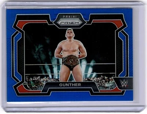 Gunther 2024 Panini Prizm WWE Blue Prizm #50 WWE Raw #052/199 - Picture 1 of 2