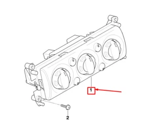 MINI CABRIO R52 Climate Control Unit 64111502212 1502212 NEW GENUINE - Picture 1 of 2
