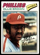 1977 Topps Ollie Brown Baseball Cards #84