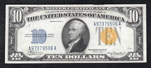 FR 2309 1934-A $10 TEN DOLLARS “NORTH AFRICA” SILVER CERTIFICATE GEM UNC - Picture 1 of 2
