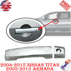 Door Handle Chrome Front Driver Side For 04-15 Nissan Titan Armada / 04-10 Qx56