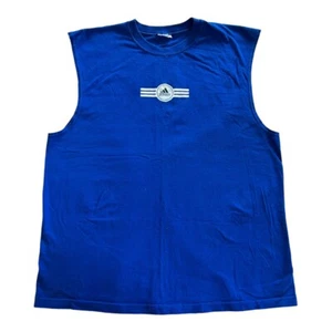 Adidas Cobalt Blue Sleeveless Basketball Tank Sz XL - Picture 1 of 6