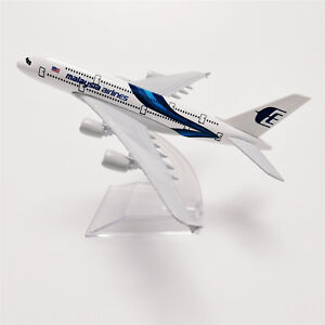 16cm Malaysia Airlines Airbus A380 Diecast Airplane Model Plane Aircraft Alloy