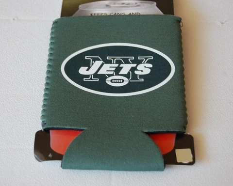 NEW YORK JETS NFL FOOTBALL SPORTS CAN COOLER HOLDER GREEN Cover