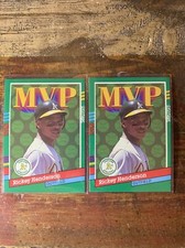 (2) 1991 Donruss Rickey Henderson #387 MVP