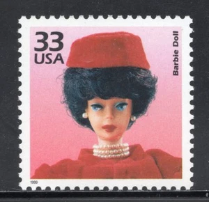3188i ** MUÑECA BARBIE ** Estampilla de franqueo de EE. UU. montada sin montar o nunca montada - Imagen 1 de 1