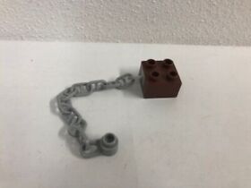LEGO Duplo Replacement Part 4289257 Chain with Stone Brown from 7881 7880 Pirates Shark