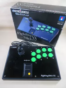 Sega saturn SS fighting stick HORI joy controller Japan tested boxed joystick jp - Picture 1 of 24
