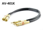 CablesOnline Premium 2-RCA Male to Male Gold-Plated Audio Cable