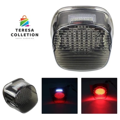 Actualización de luz trasera LED estroboscópica ahumada para Harley Davidson Sportster/Softail/... Foto 1 de 4