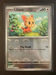 Pokemon Lillipup 074/086 White Flare Pokeball Reverse Holo NM - Picture 1 of 2