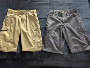 Lee Boys Polytech Shorts Quick Dry 4way Stretch Lot Of 2 Size 12 - Picture 1 of 12