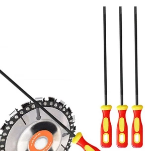 Brand New High Quality Chainsaw File Sharpener 4.0/4.8/5.5 4.0mm Chain File - Afbeelding 1 van 34