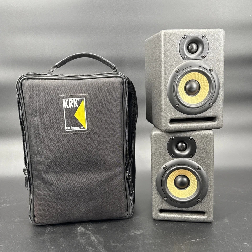 KRK studio monitor speakers a set of two - Image 1 of 4