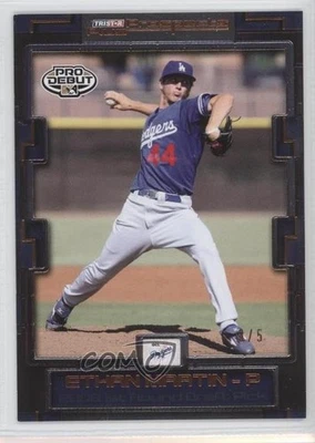 2008 TRISTAR Prospects Plus Orange /5 Ethan Martin #14 - Image 1 of 2