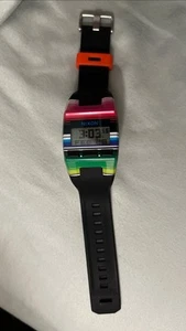 Nixon Lay Low The Comp S - Reloj digital a rayas para hombre - Imagen 1 de 3
