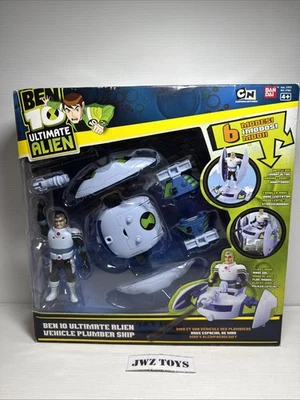 Ben 10 Ultimate Alien Plumber Space Ship mit Opa Max Figur Bandai - 691 - Bild 1 von 4