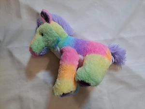 Fiesta Toys Rainbow Sherbet Unicorn 10.5" Plush Stuffed Animal A00627 - Picture 1 of 3