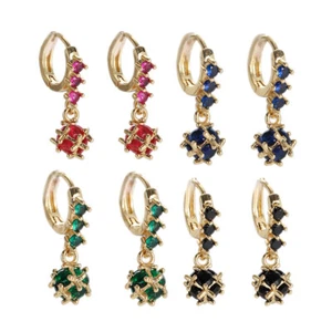 Bohemian Hoop Earrings for Women Paired Hoop Gold Color Earrings Fashion Jewelry - Picture 1 of 71