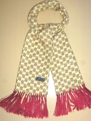 Vintage TOOTAL Scarf Cravat Mens Dapper Dandy Mod Indie Scooter Goodwood Ascot - Image 1 of 4