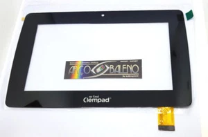 GLASS+TOUCH SCREEN CLEMENTONI MyFIRST CLEMPAD 6.0 PLUS BLACK V38189 DISPLAY - Foto 1 di 1