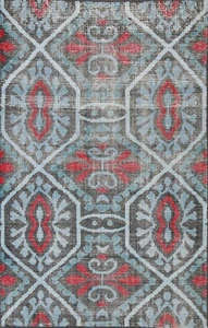 Abstract Transitional Oriental Area Rug Wool Hand-knotted Home Decor 4x6 Carpet - Picture 1 of 12