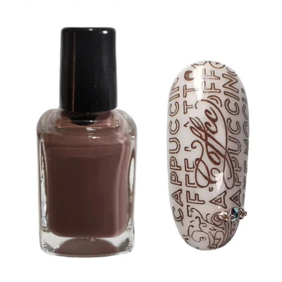 Stamping Lack 10ml Nougat Braun Nail Art Stampinglack Stempel-Lack - Bild 1 von 3