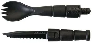 Ka-Bar Tactical Spork Spoon Fork Knife 2 in 1 Multifunction Survival SOS Tool - Picture 1 of 8