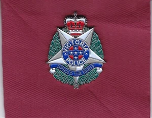 Australien -Victoria Police - Mützenabzeichen - Replika? - Bild 1 von 2