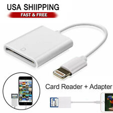 SD Card Adapter Camera Reader for iPad iPhone 6 6S 7 8 X Xs 11 12 13 14 Pro Max
