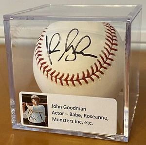 John Goodman firmado por las Grandes Ligas de béisbol actor de cine automático Babe Monsters Inc - Imagen 1 de 3
