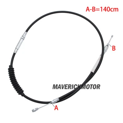 Cable de embrague 140 cm para Harley Sportster 883 1200 Dyna Heritage Softail Foto 1 de 4