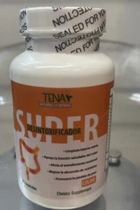 New Tena Super Desintoxificador Intestinal 90 Capsules - Picture 1 of 3