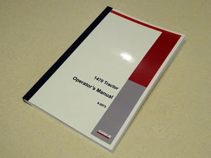 Libro de mantenimiento manual para propietarios Case 1470 para operadores de tractores NUEVO - Imagen 1 de 5