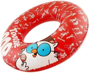 "Flotador de piscina inflable Tootsie POP anillo 42"" con parche de reparación - edades 8+" - Imagen 1 de 7